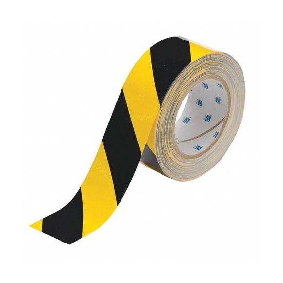 Brady Floor Marking Tape General Purpose, Striped, Black/Yellow NEW!! - Picture 5 of 10